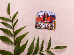 Happy Camper Sticker | 2020 Print | Mountain West