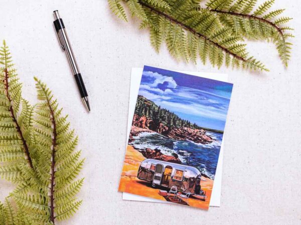 Rocky Shores Notecard and envelope