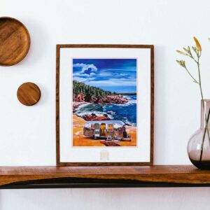 Rocky Shores Print Framed