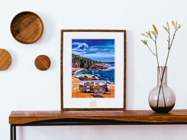 Rocky Shores Print Framed