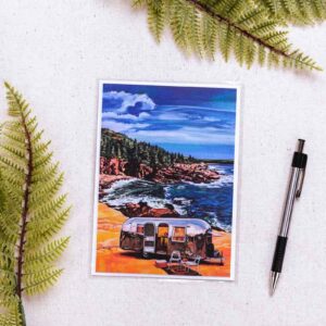 Rocky Shores Single Notecard