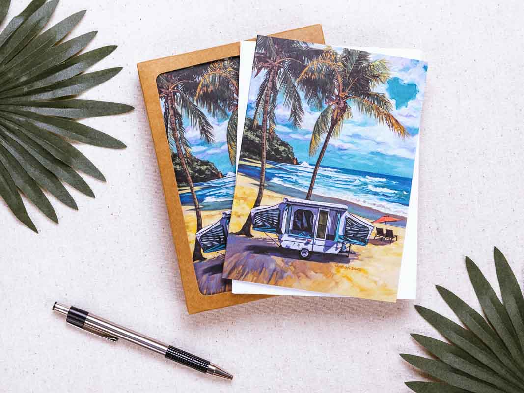 Sandy Beaches Boxed notecards