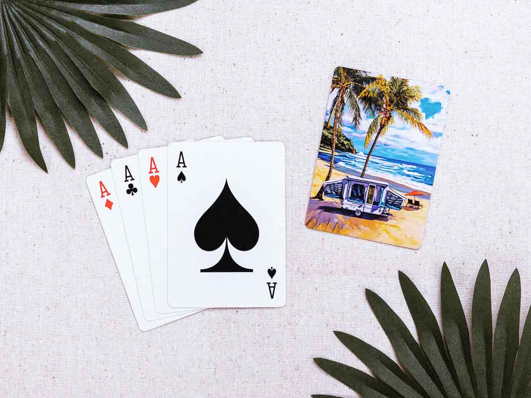 Sandy Beaches Playing Cards