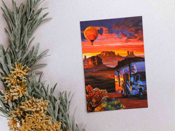 Monument Valley Single Postcard front