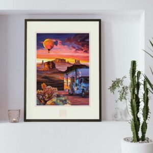 Monument Valley Print framed