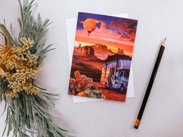 Monument Valley Single Notecard