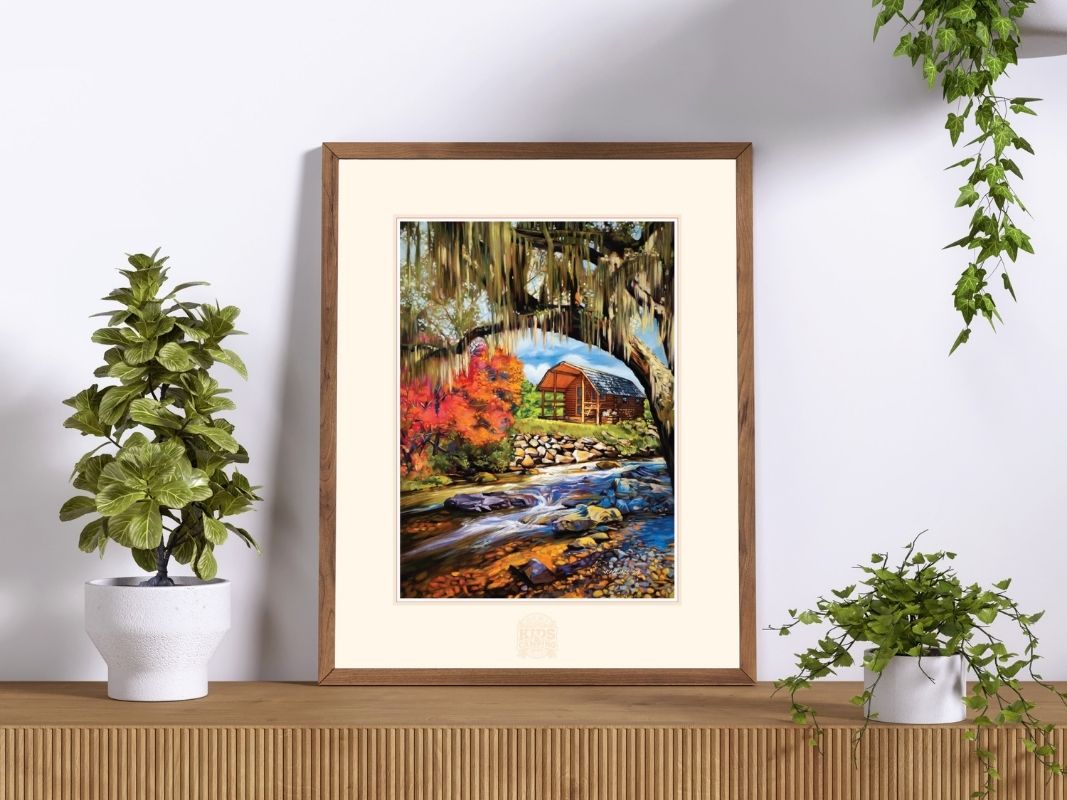 Cabin Fever Print - Framed