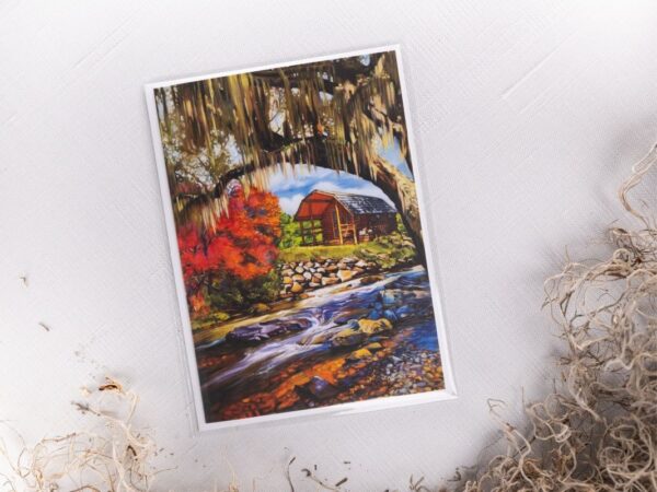 Cabin Fever Single Notecard and Envelope
